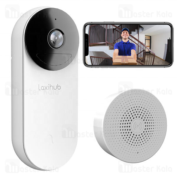 زنگ در هوشمند آرنتی Arenti Laxihub BellCam 1080p Battery Video Doorbell همراه با کارت حافظه